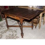 A small draw leaf table