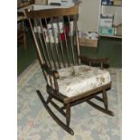 A rocking chair