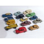 A collection of vintage Dinky diecast model vehicles