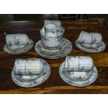 A part china teaset