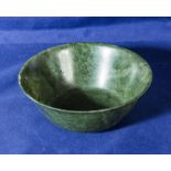 A Chinese hard stone bowl