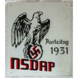 A NSDAP metal sign