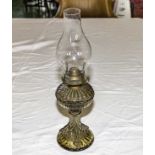 A glass based oil lamp