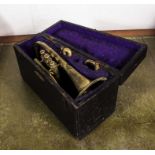 A Boosey & Co cornet in fitted case