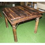 A 20th century hardwood table