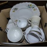 A small box of china