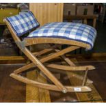 A folding stool