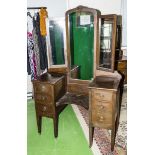 A dressing table matching lot no. 231