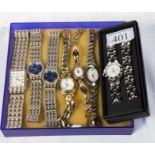 Seven lady's wrist watches