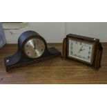 Two mantle clocks