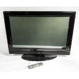 A flat screen television