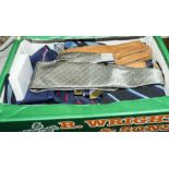 Box of assorted mens ties and other items