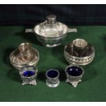 Assorted silver plated items