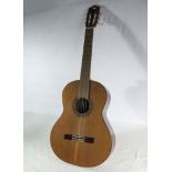 A Spanish flamenco acoustic guitar J Perez model no. 630, label inside, in immaculate condition