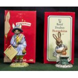 Royal Doulton Bunnikins Girl Guide and Master Potter