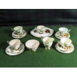 A part china tea set