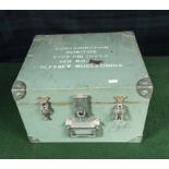 A military contamination box (empty)