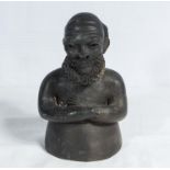 Small ceramic figure of an African male