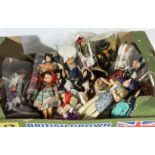 A box containing dolls of the world