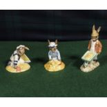 Royal Doulton Bunnikins Sailor, Seaside and Gardener