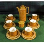 A part Hornsea pottery coffee set