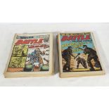 31 Battle comic books 1975/76