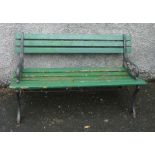 A garden bench