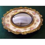 A Burleigh ware wall mirror