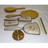 A lady's compact and dressing table sets