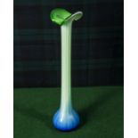 An art glass tulip vase