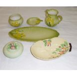 Six pieces of Carlton Ware pottery