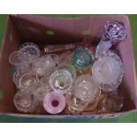 A box containing glass ware