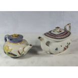 Two decorative teapots