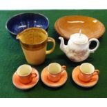 A T&G Green measuring jug, Wedgwood dish and other items