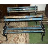 Two garden benches