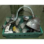 Box of assorted lightfitting