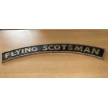 Flying Scotsman cast iron sign