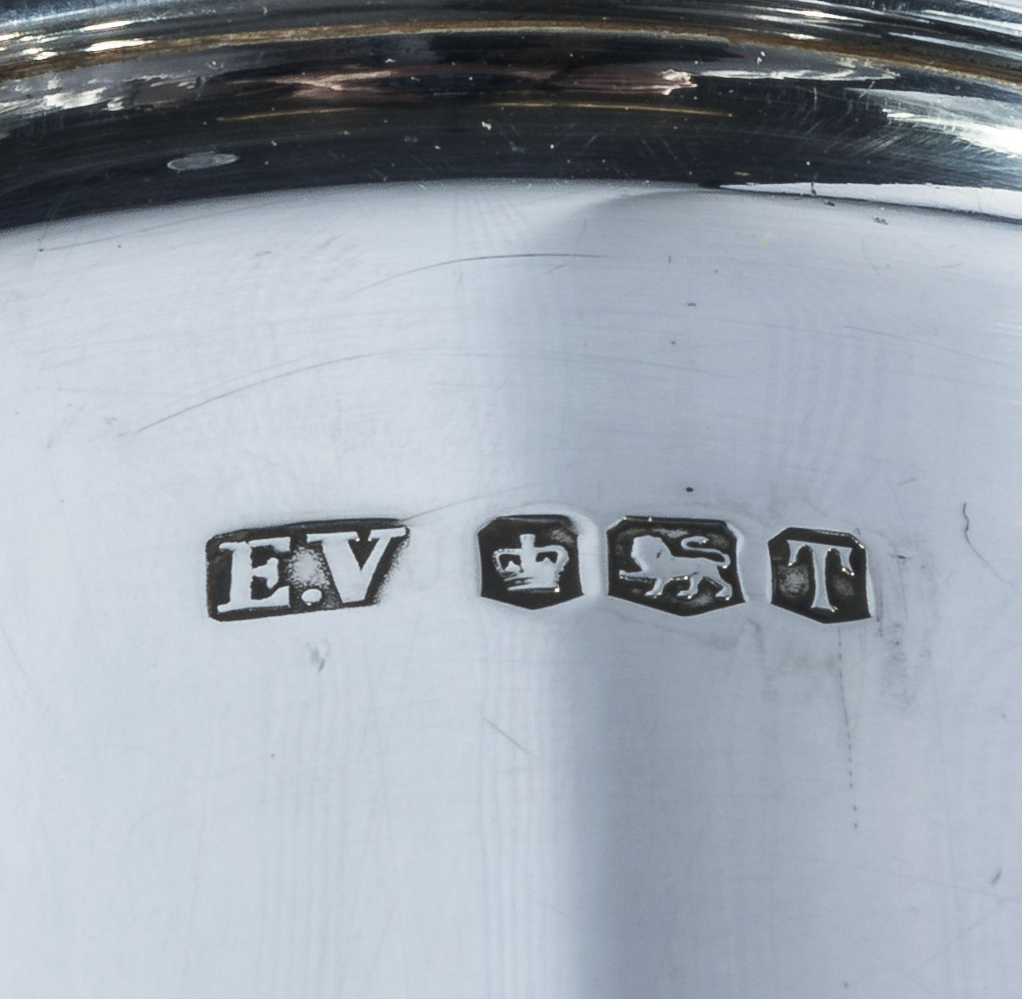 A silver tankard hallmarks for Sheffield, makers mark Viners - Image 2 of 2