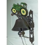 Green tractor bell