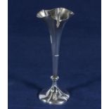 A small silver vase