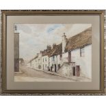 William Scott Anderson Inglis 1894-1949 RSA: A framed watercolour entitled Auld Mid Raw, Hawick,