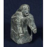 An Inuit soapstone carving