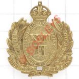 18th Princess of Wales’s Own Hussars gilt cap badge circa 1905-10. Scarce die-cast example. (KK 787)