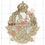 2nd VB East Lancashire Regiment OR’s cap badge circa 1905-08. A good scarce die-stamped white
