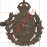 British West Indies Regiment OSD bronze cap badge. Die-cast Firmin London tablet to reverse Blades