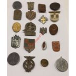 German Third Reich. 20 assorted propaganda day badges or "Tinnies".A good selection, all different.