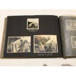 German Third Reich. Photograph album of Hitler Youth interest.A good example with plain fabric