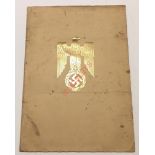 German Third Reich. Certificateappertaining to Phillip Graf von WeftphalenIncludes a 1939 impressive