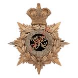 Royal Wiltshire Militia Victorian Officer's helmet plate circa 1878-81.A good scarce example.