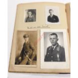 German Third Reich. Photograph album of Luftwaffe interest.A good example with plain fabric